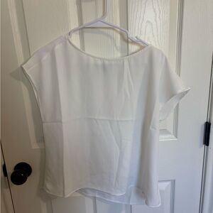 White Short Sleeve Top